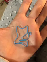 24 unids/lote forma Clips de papel creativo interesante marcador Clip Memo Clip de papel en forma de Clips para la escuela, la oficina en casa