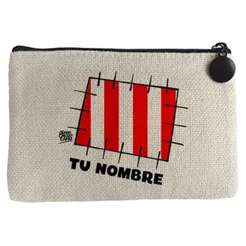 

Purse Atletico Madrid heart patch mattress customizable with name