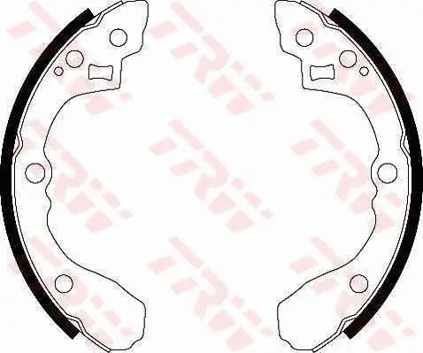 Колодки барабанные з.\ Kia Rio 1.3-1.5 00 TRW GS8439