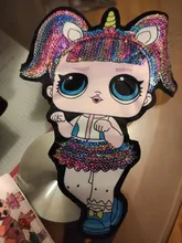 LOL surprise-pegatinas de ropa de muñecas para niñas, parche decorativo bordado para fiesta de cumpleaños