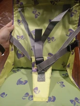 Silla de comedor para bebé, bolsa de silla alta para alimentación, asiento portátil para bebé, tela Oxford a prueba de agua, cinturón de seguridad plegable para viaje infantil