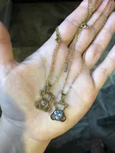 Nextvance-collar de acero inoxidable con colgante de oso de dibujos animados, corazón de circonita cúbica AAA, regalo para hombre y mujer, Bisutería