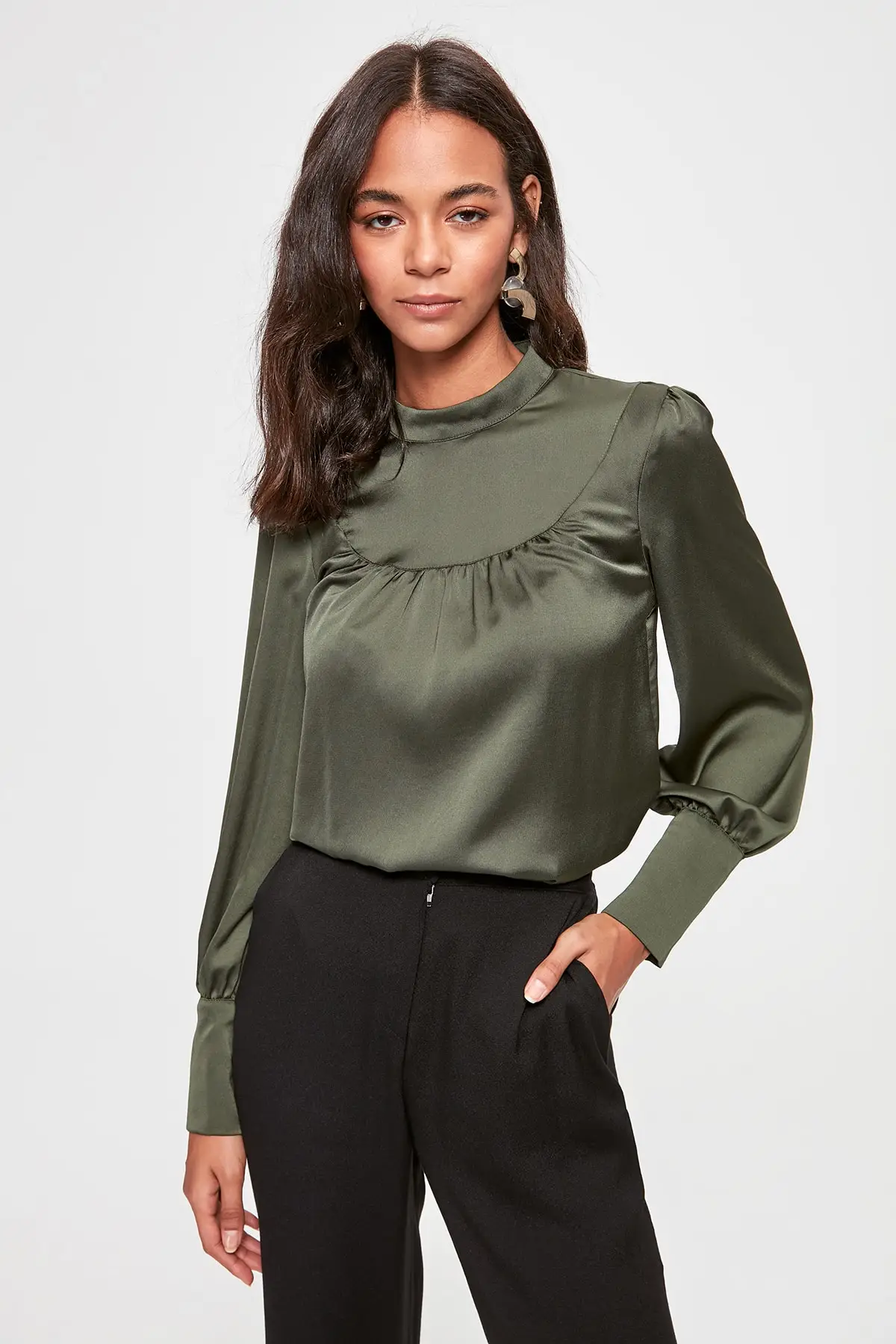 

Trendyol Button Detail Bluz TWOAW20BZ0912