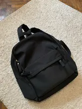 Mochila de lona de moda para mujer, bolso de hombro antirrobo, mochila escolar para chica adolescente