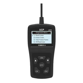 

U319 for Obd2 Scanner Car Fault Detector Diagnostic Menu Real Time Curve Dtc Lookup Vehicle Id Number Diagnostic Tool