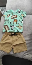 Sanlutoz lindo niños conjuntos de ropa de algodón de manga corta Tops de bebé + Pantalones cortos 2 uds recién nacido Ropa de dibujos animados