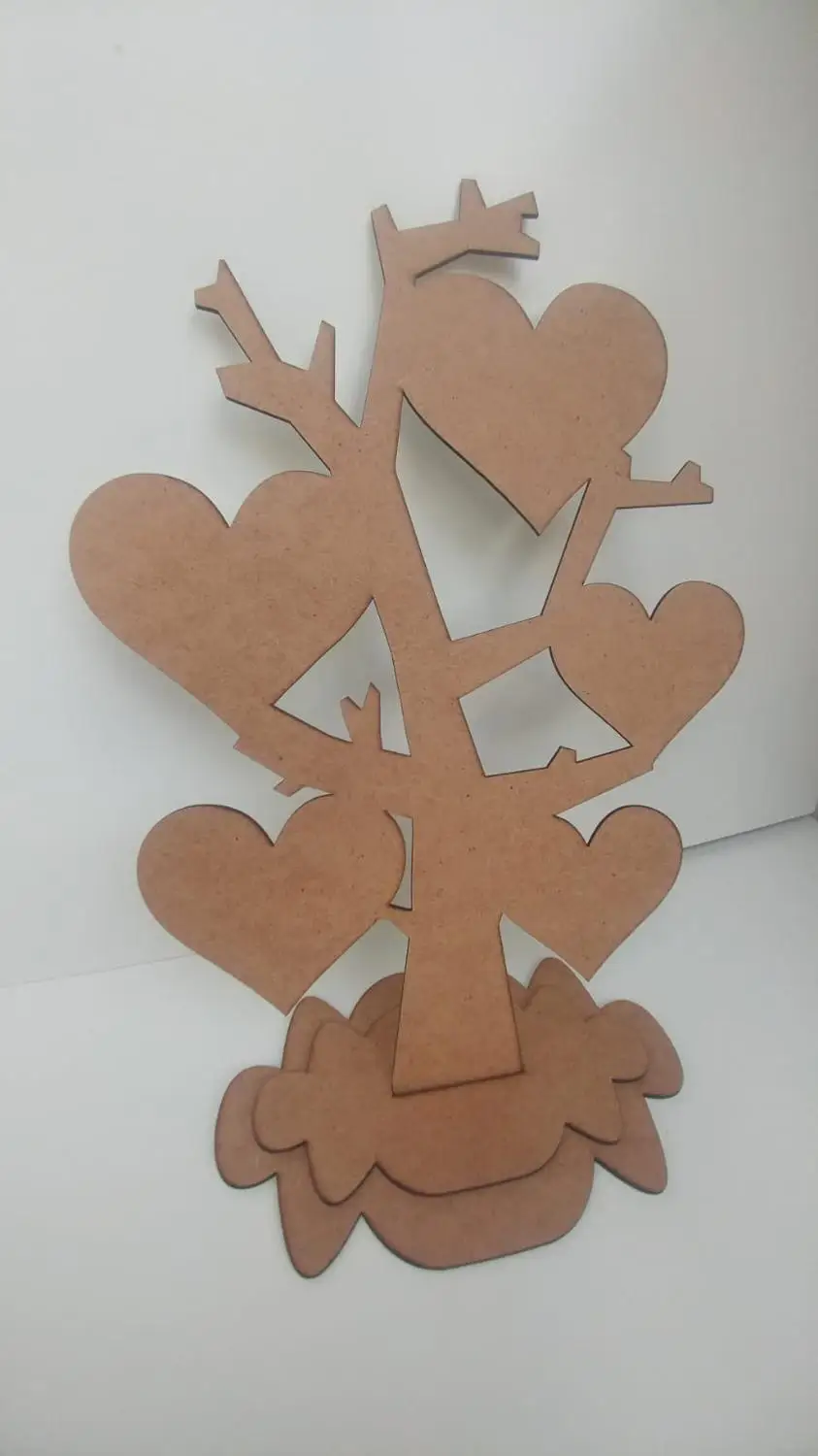 Lazer Kesim Mdf Fotoğraf Çerçevesi Resimlik(Boyanabilir