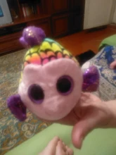 Ty Beanie-muñeco de peluche Animal, unicornio, búho, jirafa, juguetes de peluche, pingüino, murciélago, gato, Boos, perro, 15cm