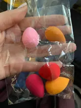 5 unids/set venta al por mayor Mini esponja de maquillaje forma de huevo maquillaje suave Fundación puff corrector mezclado maquillaje cosmético esponja