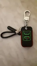Bolso de cuero para Chery Tiggo Arrizo, llave remota inteligente, de 3 botones estuche protector, accesorio Interior de coche