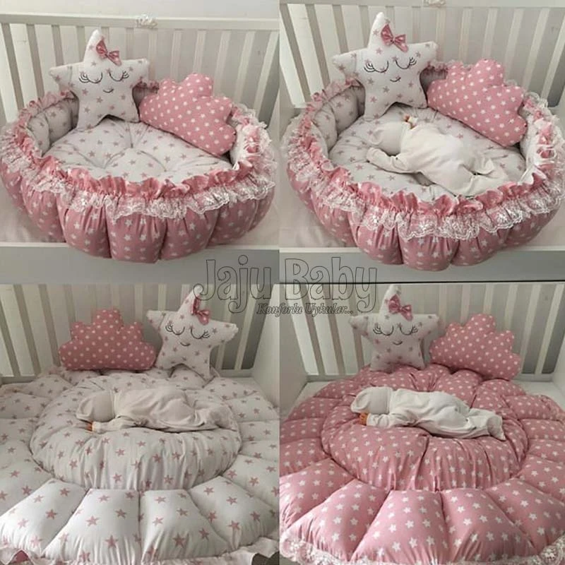 Jaju 赤ちゃんのための手作りのパウダープレイマット 両面プレイマット 快適なポータブル寝具 活動センター エンターテイナー Aliexpress