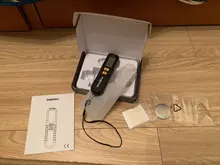 RICHMETERS GY910 medidor de espesor de recubrimiento Digital 1 micrón/0-1300 de la pintura del coche de espesor de película probador del metro de FE/NFE