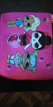Nuevo Lol muñeca de dibujos animados bolsa chica Mini moneda Cartera horizontal-frontera creativa Lol sorpresa moda niña pequeña moneda monedero regalo