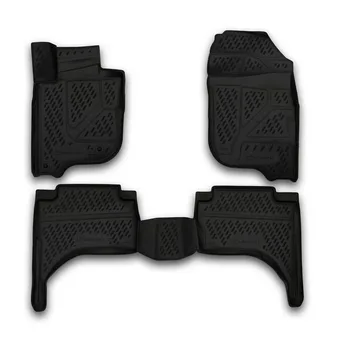 

Car Mats 3D salon MITSUBISHI L200, 2015->, 4 pcs/set (polyurethane) Novline CARMIT00001