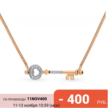 

Silver necklace with cubic zirconia sunlight