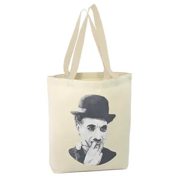 

Angemiel Bag Charlie Chaplin Shopping Beach Tote Bag
