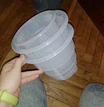 Orchid-Pot Garden Planter Clear Good-Airflow Plastic Home-Decor Meshpot 5/6inch Excellent