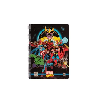 

Notebook cover polypropylene A4 5X5 microperforated MARVEL COMICS AVENGERS