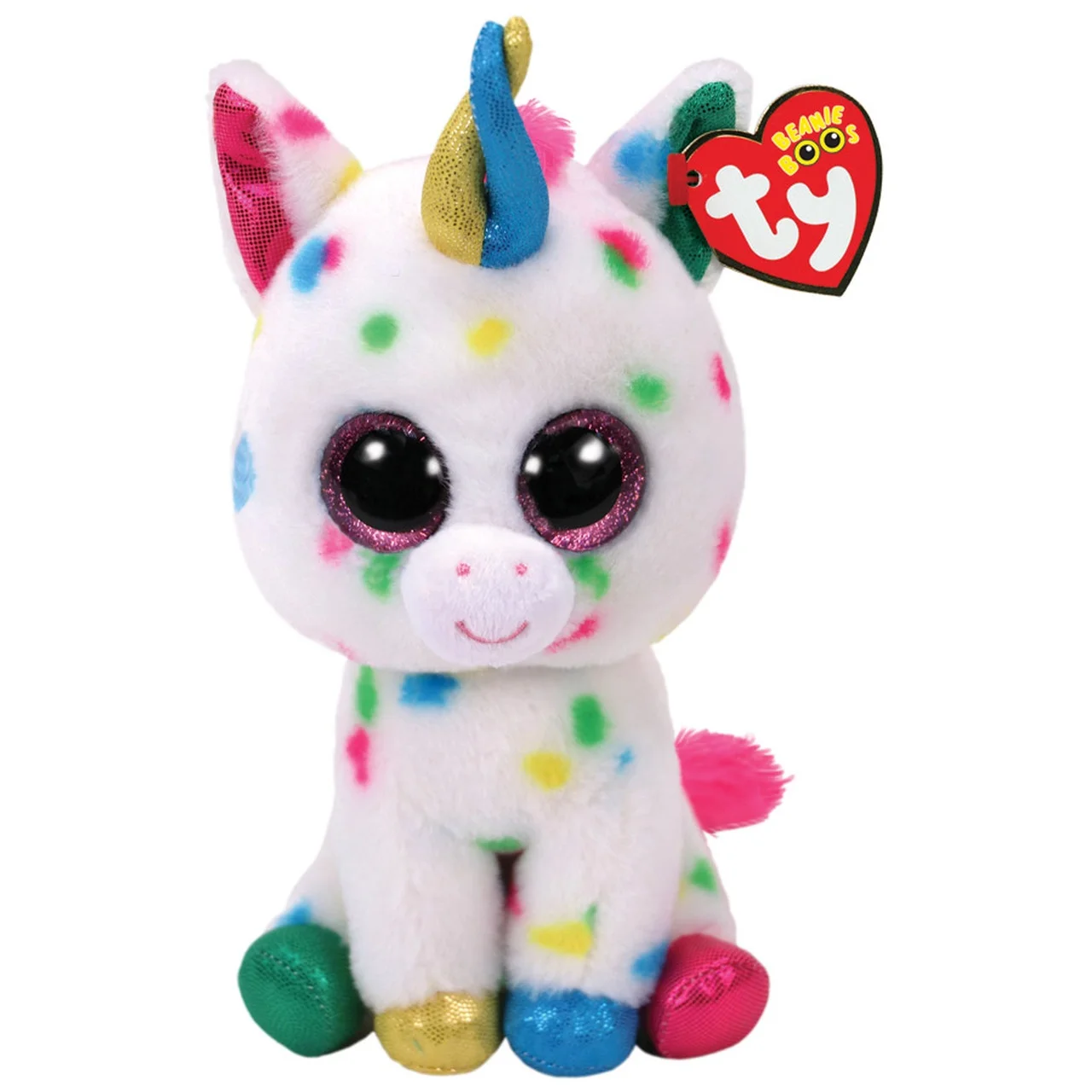 Ty Beanie Boos Единорог гармошка плюшевая 15 см | Игрушки и хобби