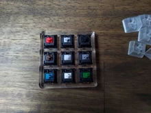 Acrylic Keyboard Tester Plastic Keycap Sampler for Cherry MX Switches