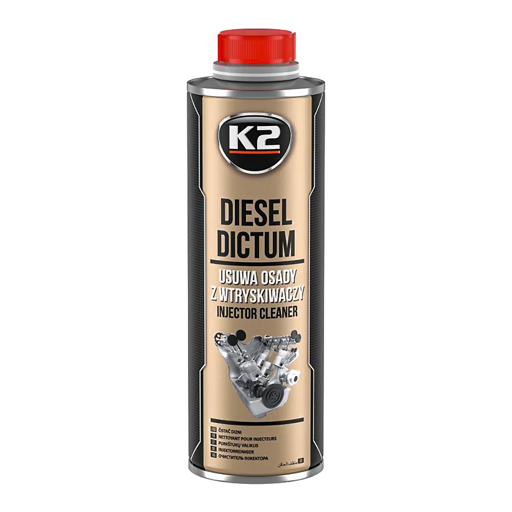 Очиститель топливной системы дизельных двигателей K2 DIESEL DICTUM 500 мл. |