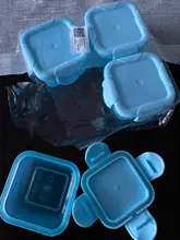 Contenedores de almacenamiento de alimentos para bebé, caja portátil de leche en polvo para bebé tentempié infantil, congelador de alimentos frescos, 60 ml, 4 Uds.