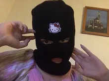 Máscara de cobertura de la cara completa, gorro de Pasamontañas de punto de 3 agujeros, táctica del ejército CS, para invierno, esquí, ciclismo, gorro, bufanda, mascarilla facial cálida