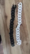 Correa para bolso de resina acrílica, correa para bolso de hombro de hueso de pescado, correa de cadena, cinturones desmontables, accesorios para bolso de ASA, 30cm/41/60cm, 1 ud.