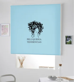 

Blind Iroa with themed and company name/Hairdresser Trends! ROLLER BLINDS TRANSLUCENT! (SKY BLUE 100X175)