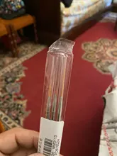 EZONE 3 uds cepillo de pintura pincel de punta fina de diferente tamaño de línea de arte pluma de dibujo pintura óleo acuarela de la Oficina de la Escuela de