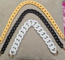 Correa para bolso de resina acrílica, correa para bolso de hombro de hueso de pescado, correa de cadena, cinturones desmontables, accesorios para bolso de ASA, 30cm/41/60cm, 1 ud.