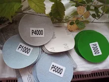 25 uds. Almohadillas de lijado de velcro de 3 pulgadas 1000 2000 3000 4000 5000 discos de lijado de papel de arena para pulir Herramientas de limpieza de ruedas