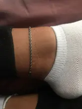 Tobillera de acero inoxidable para mujer, pulsera de tobillo con cadena de eslabones, para playa, regalo de joyería, 2021