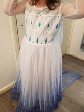 Nieve niñas vestido princesa disfraz de Halloween Carnaval de los niños vestido de vestidos infantiles para Niñas Ropa de tamaño 4-10 años