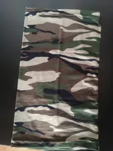 Pasamontañas exterior Bandana protección Uv de bufanda sin magia diadema camuflaje Neck Gaiter cara cubierta de la cabeza