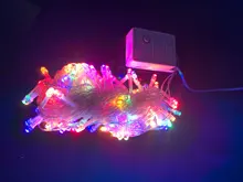 Decoration Led-String-Lights Wedding-Garland Party Holiday Outdoor 100M 20M 50M 30M Christmas