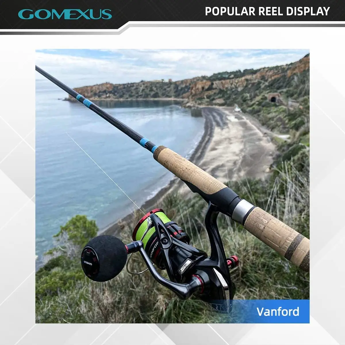 Gomexus Manopola TPE antiscivolo 20mm Pesca per Gomexus Manopola TPE antiscivolo 20mm Pesca per