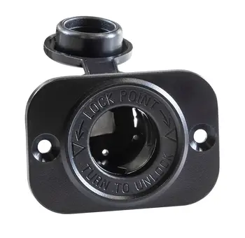 

Cigarette lighter socket for mounting on the dashboard, black 1011b
