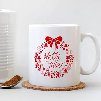 

Personalized White Mug Cup (Christmas Theme-8)
