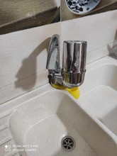 Wheelton-filtro de agua para cocina (F-102-1E), elimina los contaminantes del agua, cartucho de cerámica alcalina, purificador de agua para grifo