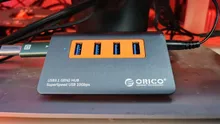 Splitter Power-Adapter Gen2-Hub ORICO USB3.1 Aluminum Super-Speed Samsung 10gbps 