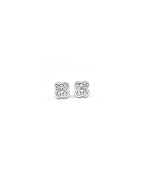 

White gold earrings