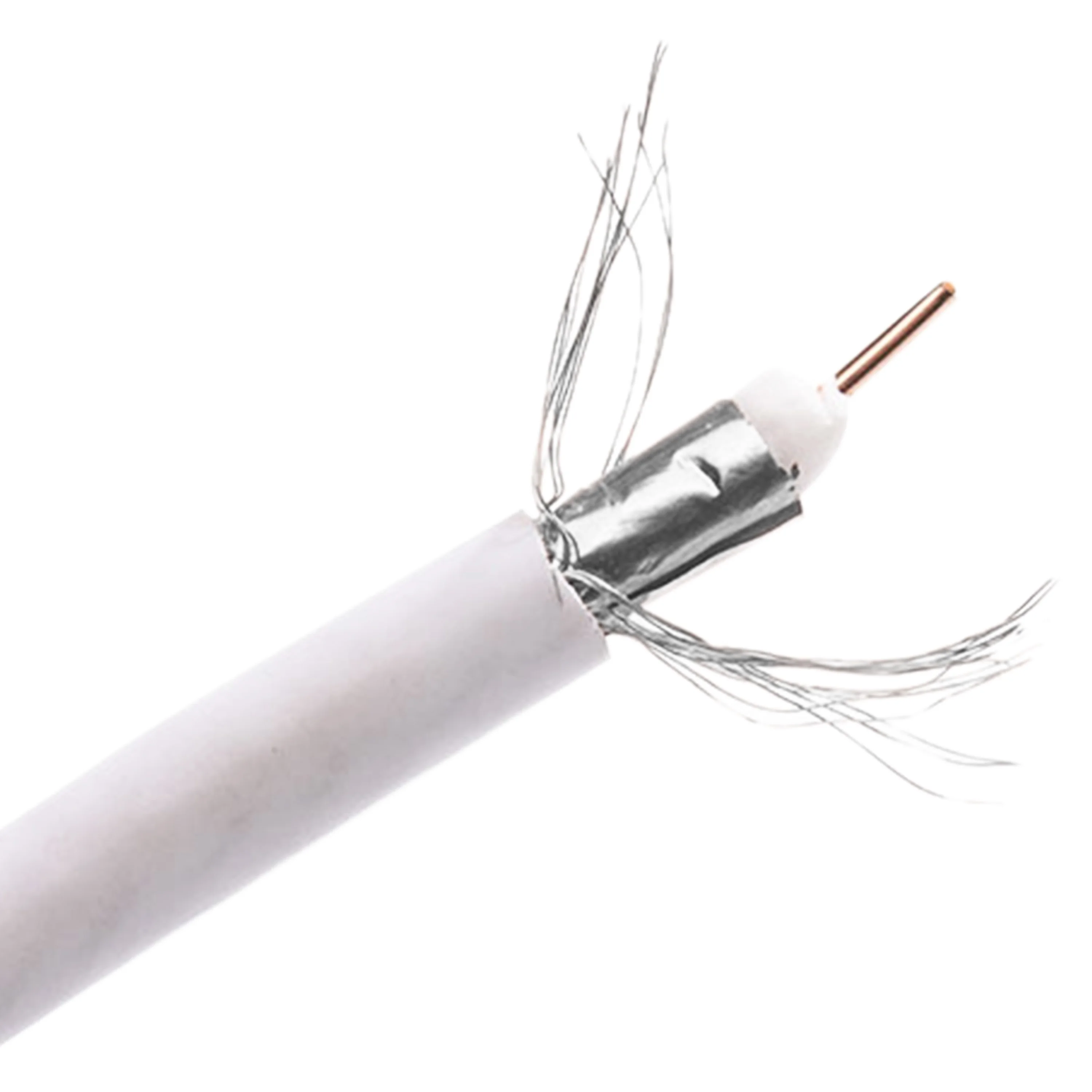 Cable de antena de TV blanco de 1,5 m, Cable PAL macho a macho, antena  Flylead Fly coaxial, nuevo - AliExpress