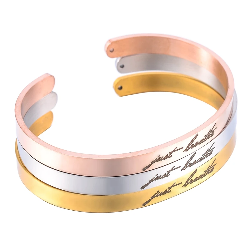 Классический браслет для женщин, браслет с открывающимися буквами, ювелирное изделие, элегантный браслет для женщин и девушек