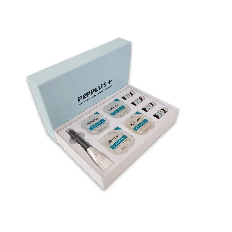 Peptide two-piece face mask Super lifting pepplus + special skin care program set for 4 treatments | Красота и здоровье