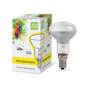 

Reflector bulb R50 40 W 230 V E14 Mt 480lm ASD