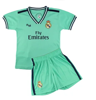 

Kit Camiseta y Pantalón Infantil Tercera Equipación - PERSONALIZABLE - Real Madrid - Réplica Autorizada