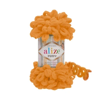 

5 PCS Alize Puffy Yarn, Blanket Yarn, Baby Blanket Finger Yarn Soft yarn kids' crafts finger knitting Baby shower gift 5X100GR