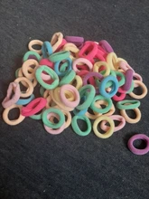 Cinta para el pelo pequeña para niña, diademas infantiles de colores, elásticas, de nailon, accesorios para el cabello, 50/100 Uds.