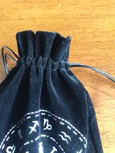 Bolsa de almacenamiento de Tarot de terciopelo, 12 Constelaciones, juego de mesa de cartas, Mini bolsa con cordones, juego de mesa